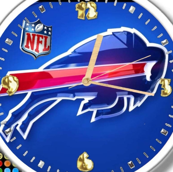 Buffalo Bills led lights clock - Picture 3 of 3